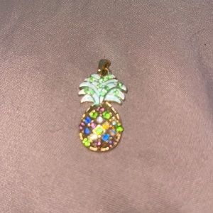 Pineapple 🍍 pendant with multicolored stones